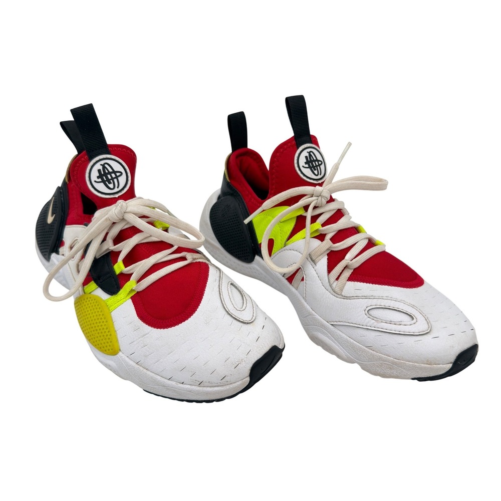 Nike Air Huarache E.D.G.E White Red‎ Volt Sneakers Youth 6Y Womens 7.5